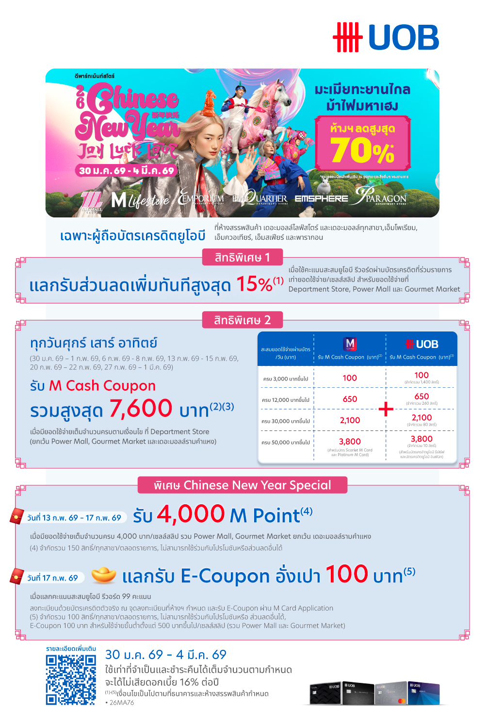 UOB Chinese New Year JOY LUCK LOVE