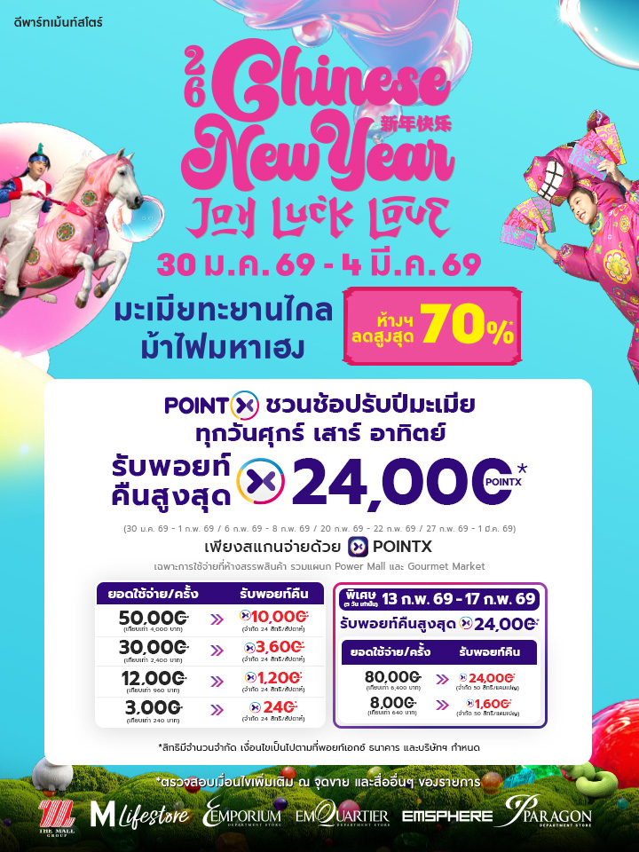 PointX Chinese New Year JOY LUCK LOVE