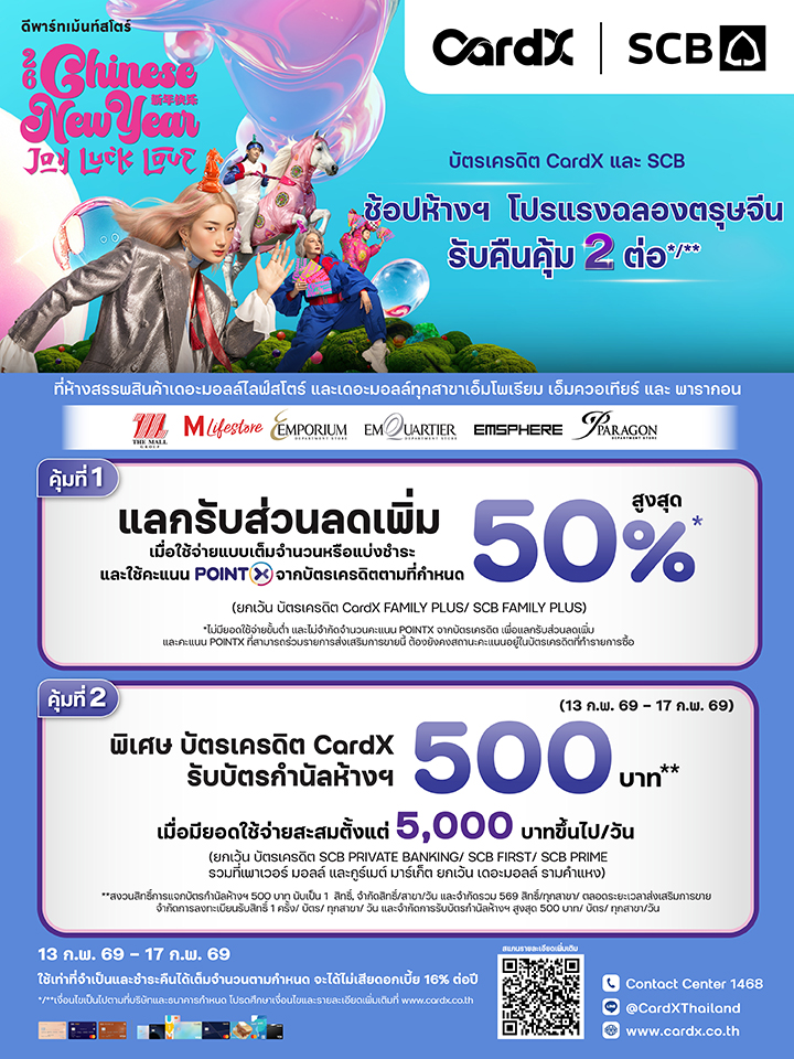 CardX Chinese New Year JOY LUCK LOVE 2026