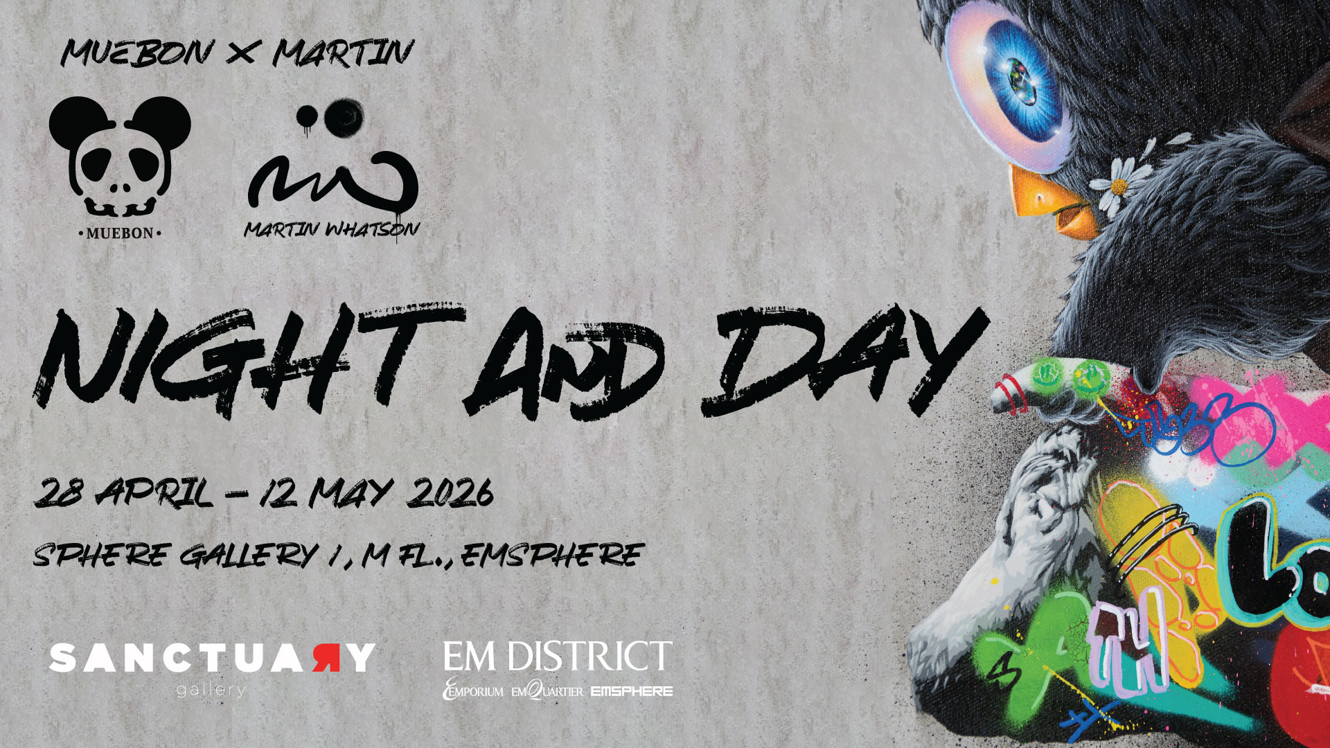 BORDERLESS CREATIVITY: Muebon x Martin Whatson “NIGHT AND DAY” 2026