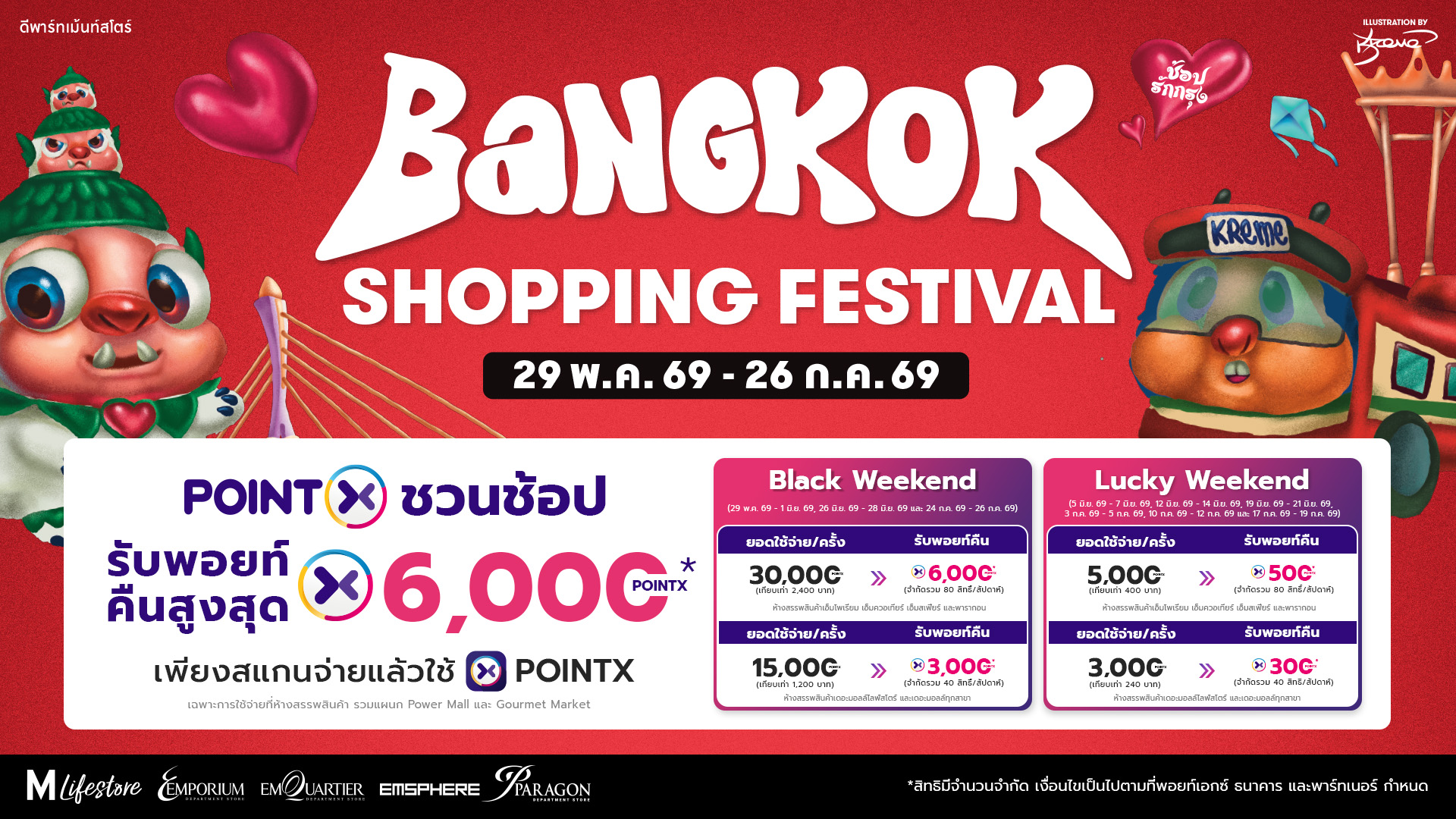 POINTX Bangkok Shopping Festival  2026