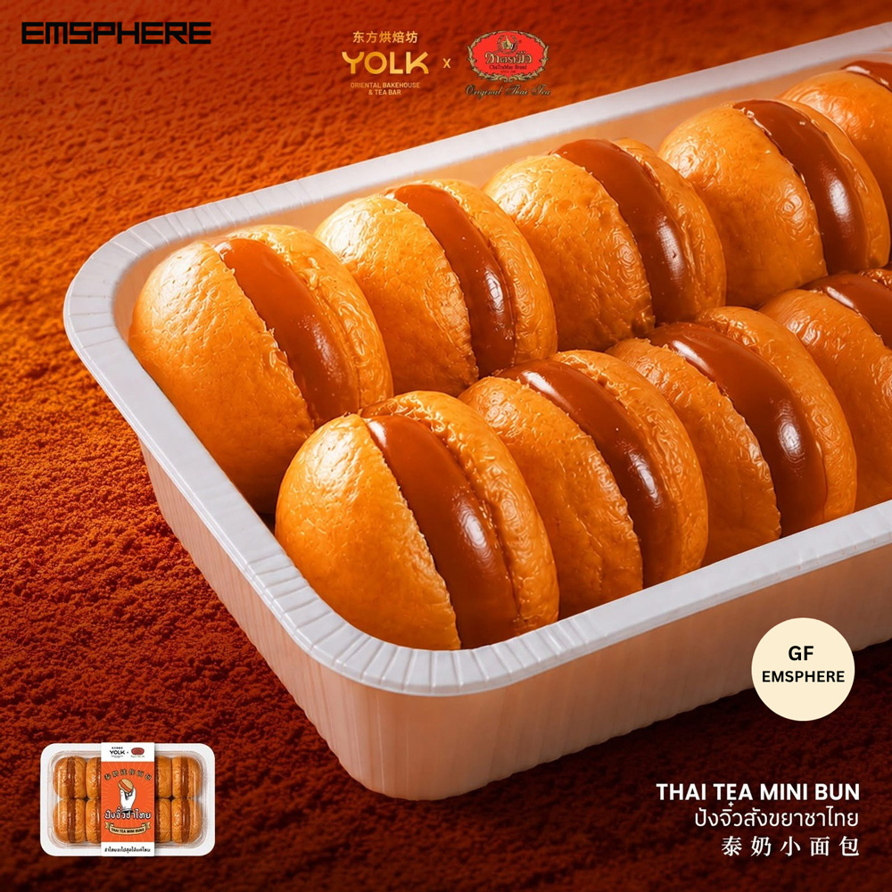 YOLK Thai Tea Mini Bun