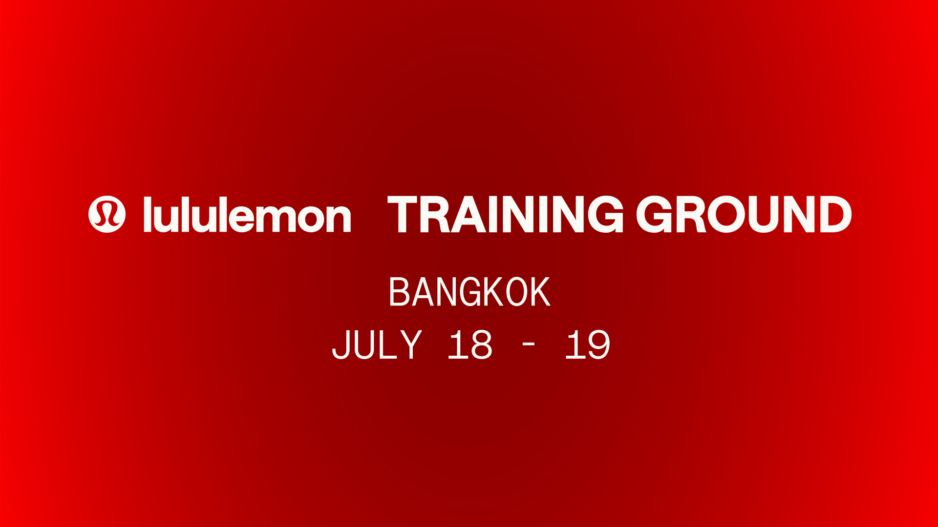 lululemon TRAINING GROUND 2026