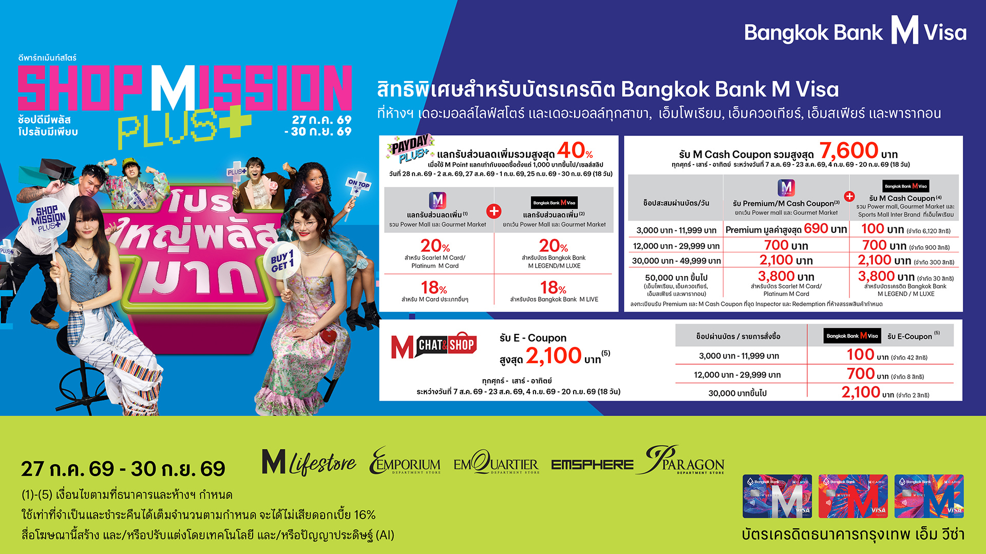 Bangkok Bank M Visa Shop Mission Plus+ 2026