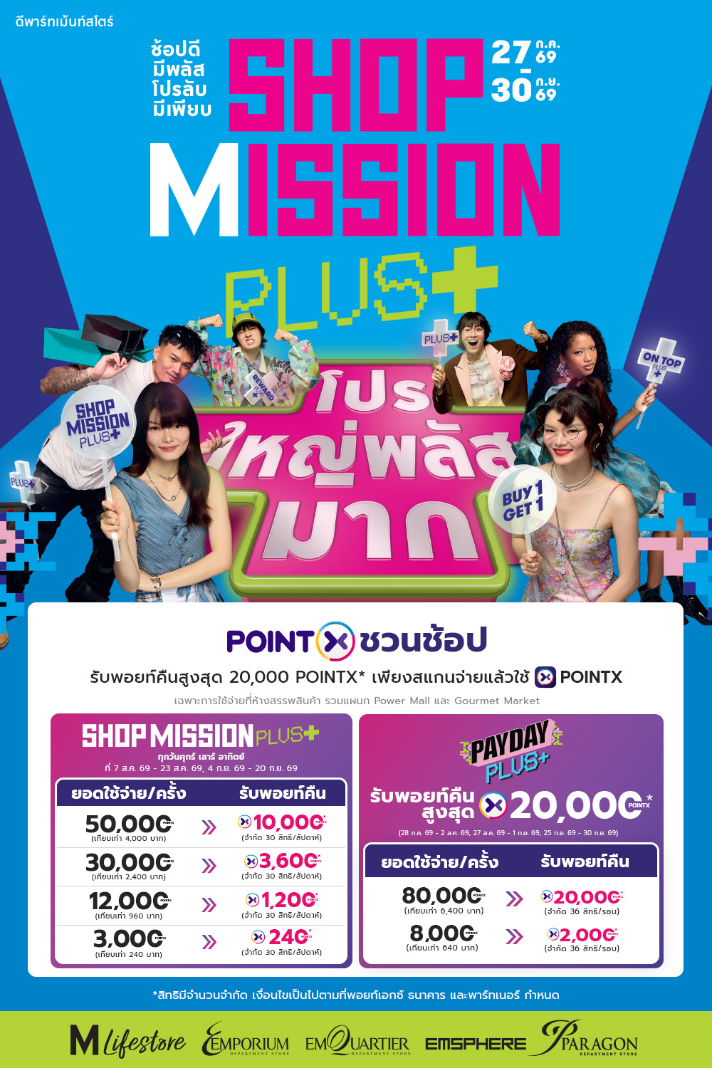 PointX Shop Mission Plus+ 2026