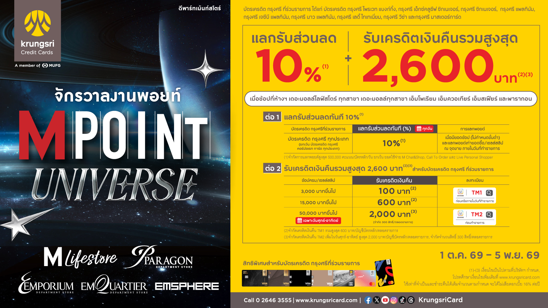 KCC M Point Universe จักรวาลงานพอยท์ 2026
